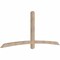 Ekena Millwork Bellingham Smooth Timber Gable Bracket, Douglas Fir, 96"W x 40"H x 3 1/2"D x 3 1/2"F, 10/12 Pitch GBW096X40X0404BEL00SDF - alternate 3